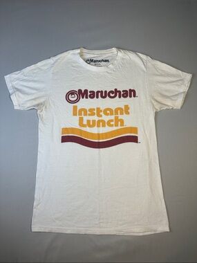 Maruchan Logo White Small Instant Lunch Graphic Tee Ramen Noodles